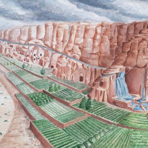Petra, ricostruzione giardini pensili