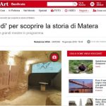 Articolo ANSA: ‘Ars Excavandi’ per scoprire la storia di Matera
