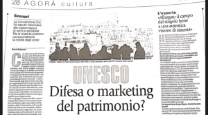 intervista a Pietro Laureano, presidente ICOMOS e consulente UNESCO,