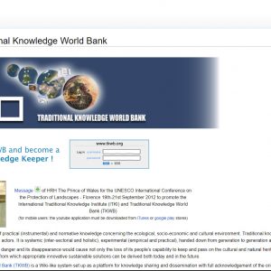 TKWB, traditional Knowledge World Bank,
