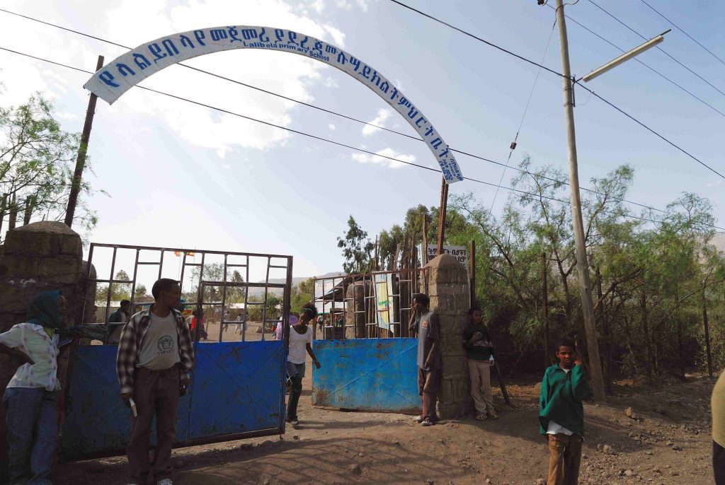 A letter from the Principal of Lalibela elementary school in Ethiopia