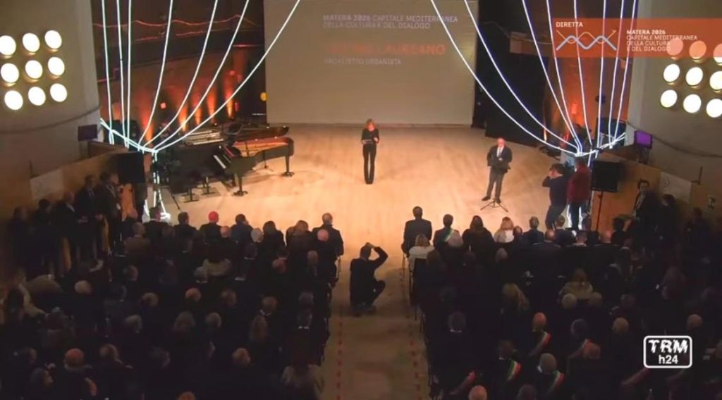Matera Capitale Mediterranea della Cultura e del Dialogo 2026: la lectio brevis di Pietro Laureano al Teatro Duni