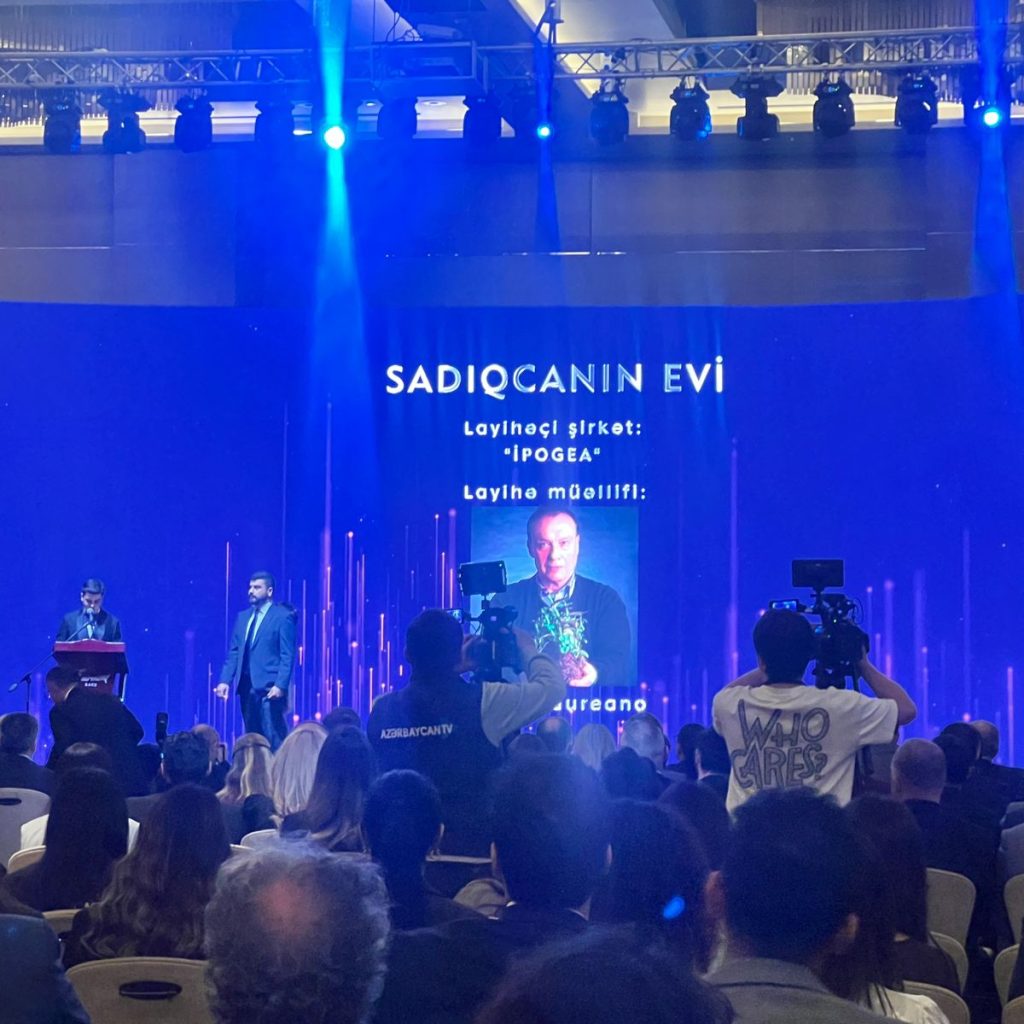 Pietro Laureano Awarded the “Təməl – Architectural Project of the Year 2025” Prize in Azerbaijan