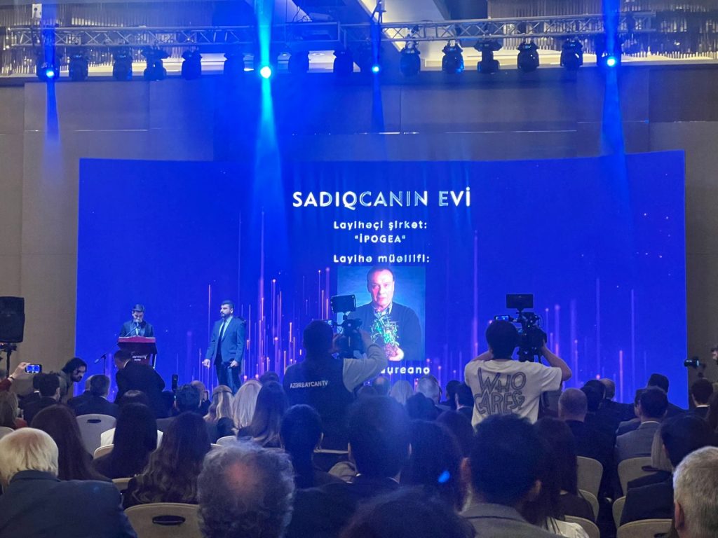 Pietro Laureano insignito del Premio “Təməl – Architectural Project of the Year 2025” in Azerbaigian